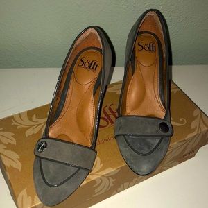 Steel Grey Suede heels